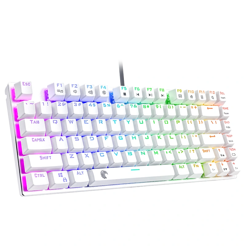 Механічная гульнявая клавіятура RGB з 81 клавішай