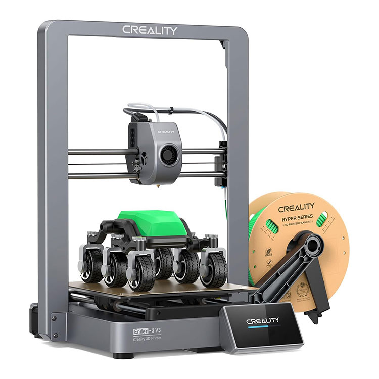 Creality Ender 3 V3 Super 3D-прынтэр 600 мм Інтэлектуальная самакантроль
