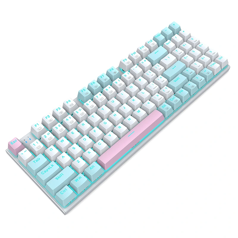 Правадная механічная гульнявая клавіятура RGB з 94 клавішамі